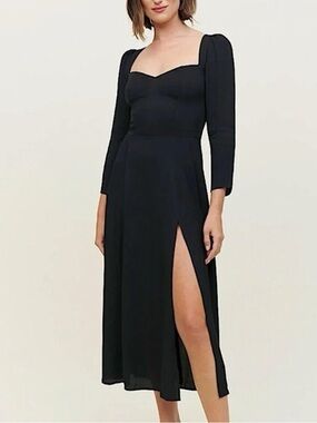 Reformation mara dress in black